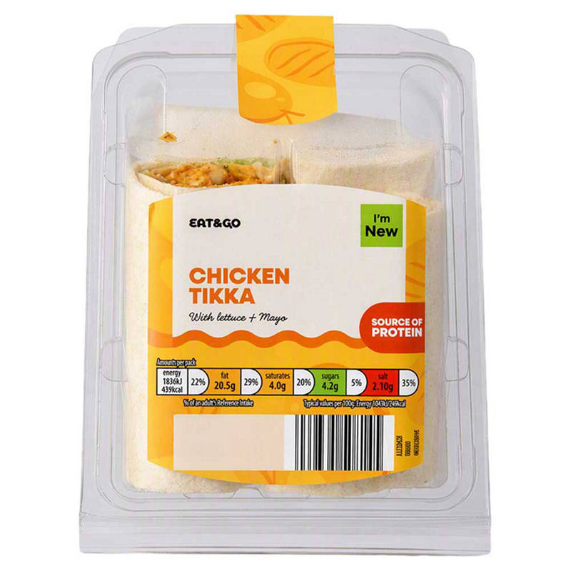 TASTY Chicken Tikka Fresh Wrap 181 g