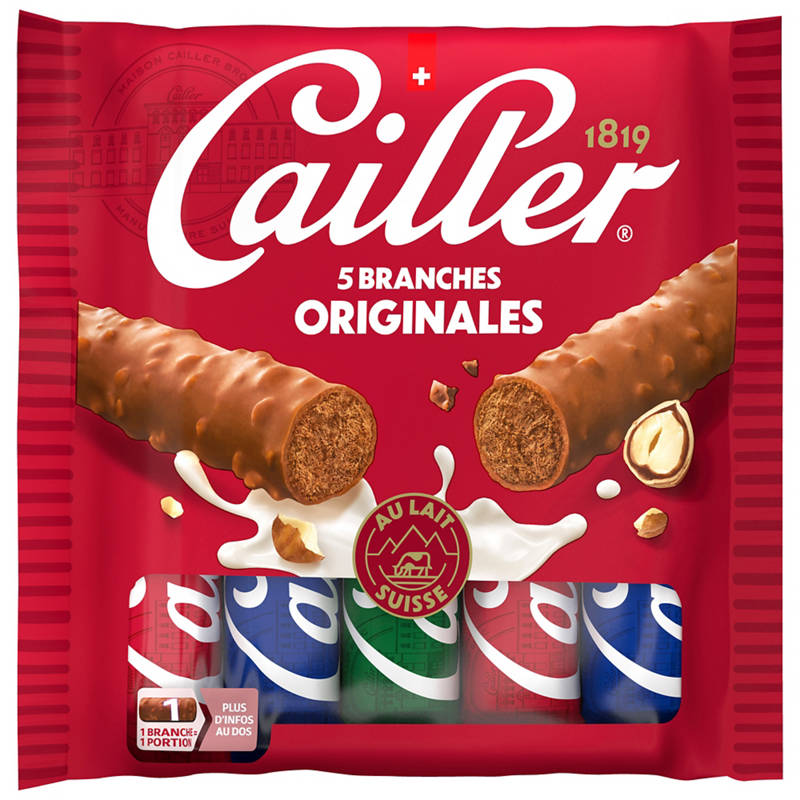 Cailler Branches, al latte 70 % 115g