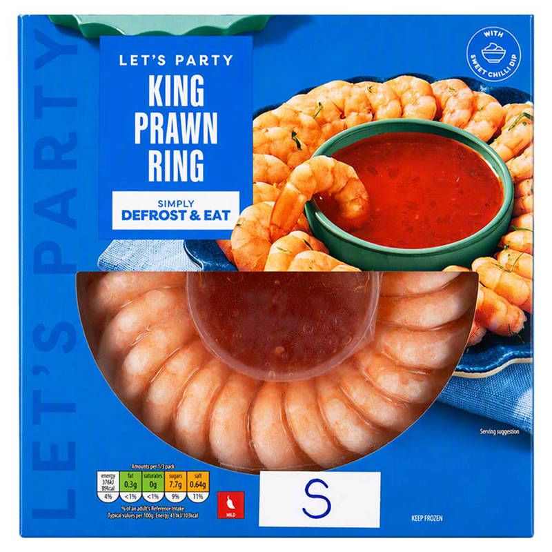 LET'S PARTY King Prawn Ring 264 g