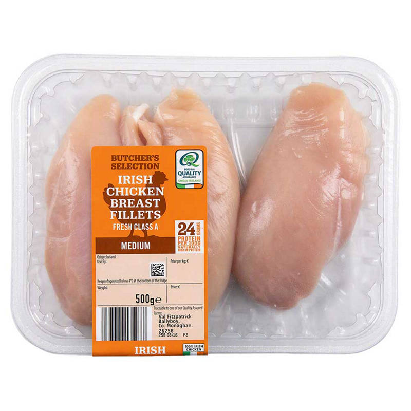 BUTCHERS SELECTION Irish Chicken Breast Fillets 500 g
