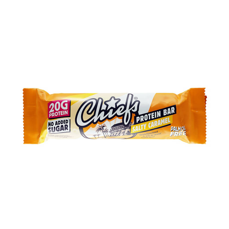 Barre protéinée, caramel salé