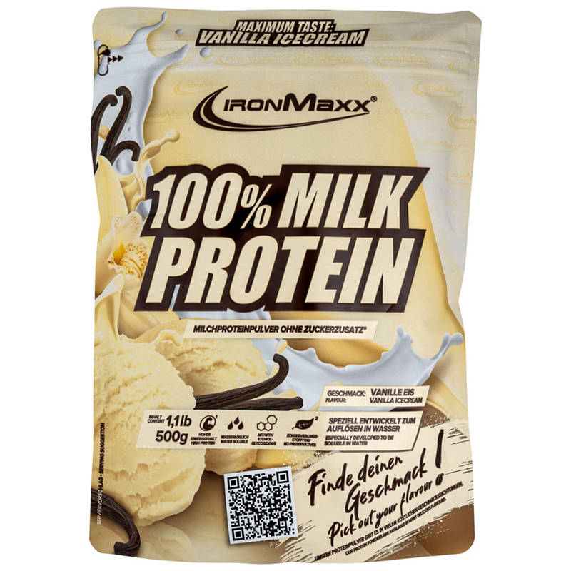 Poudre 100% protéines de lait, vanille