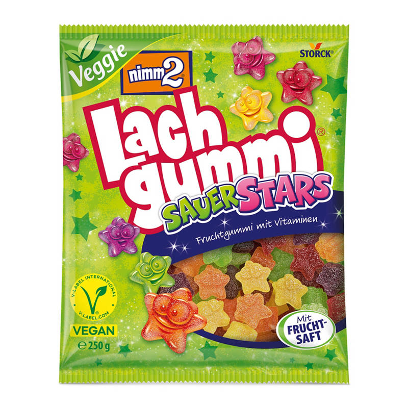 Caramelle gommose vegane, Stelle aspre