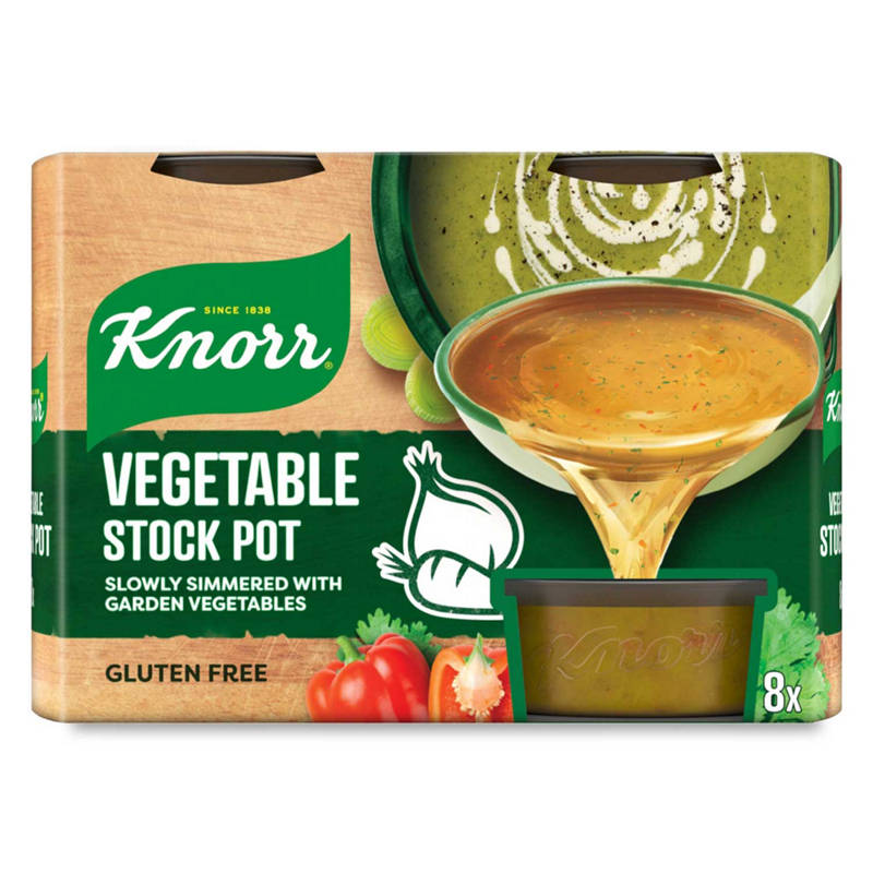 KNORR Vegetable Stock Pots 8 Pack 224 g