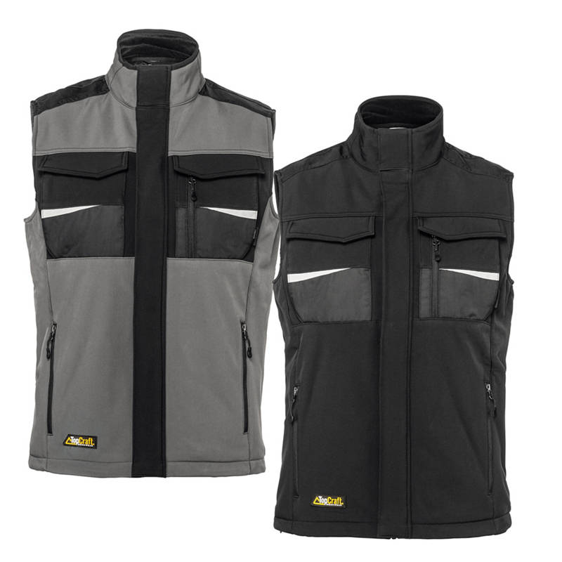 Gilet de travail en softshell pour hommes