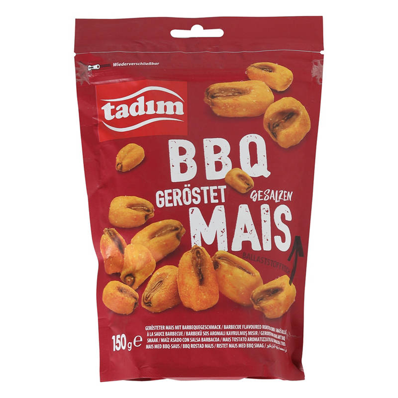 Graines salées, maïs BBQ