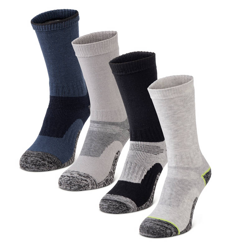 Damen-/Herren-Merino-Wolle-Socken, Doppelpackung