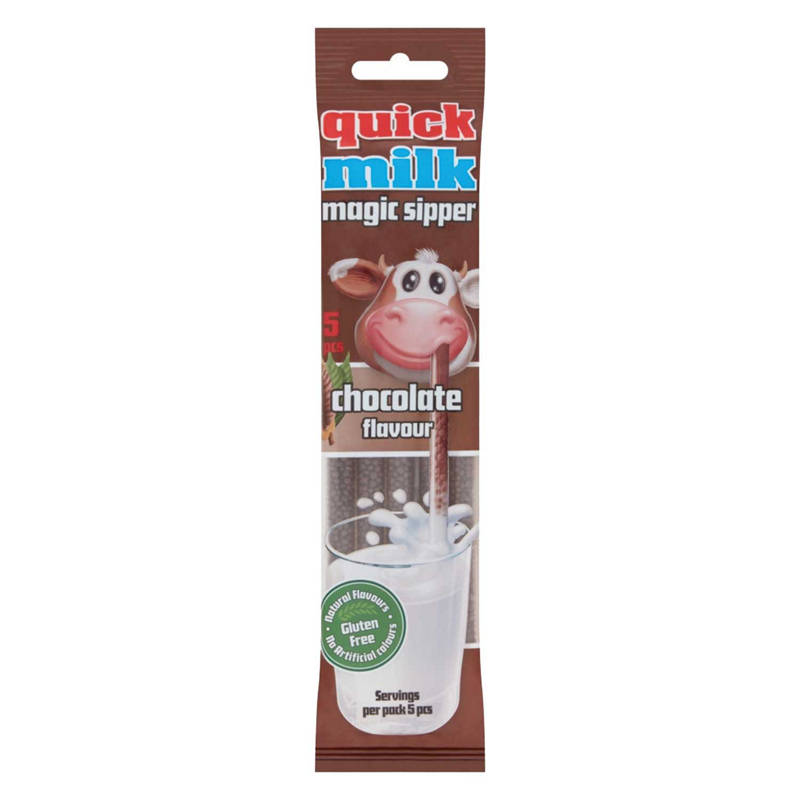 QUICK MILK Chocolate Magic Sipper 5 Pack 1 Each
