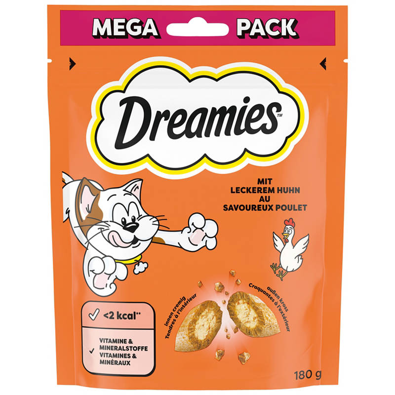 Friandises Tentations, poulet et fromage