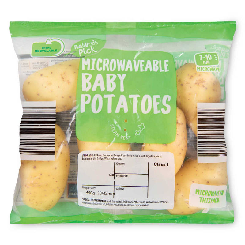 NATURE'S PICK Microwaveable Baby Potatoes 400 g