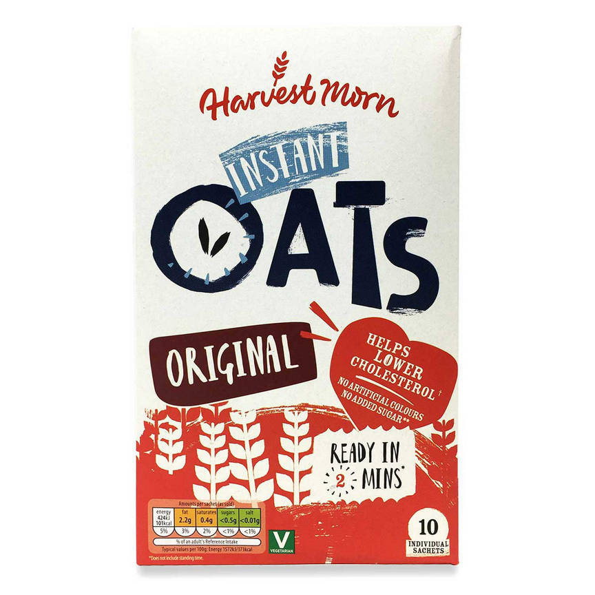 Harvest Morn Original Instant Porridge Sachets 10 Pack