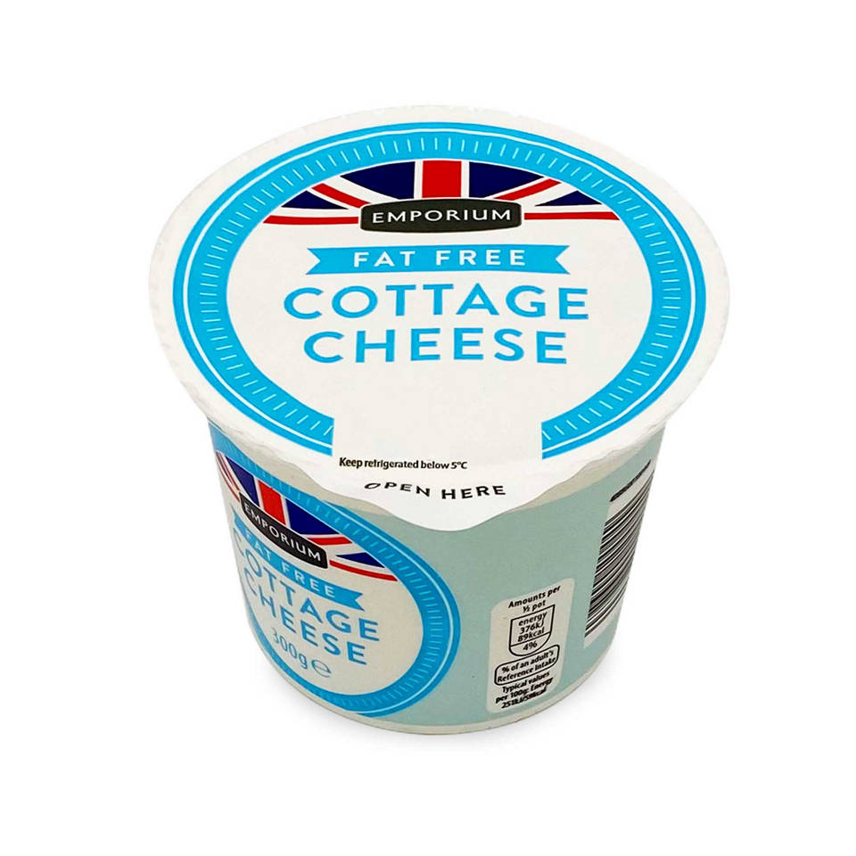 Emporium Fat Free Cottage Cheese Natural 300g
