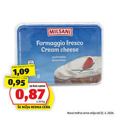 Sirni namaz, smetana