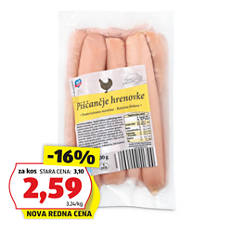 Piščančje hrenovke