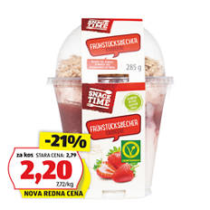 Zajtrk v lončku, jagoda