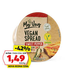 Veganski namaz, s papriko