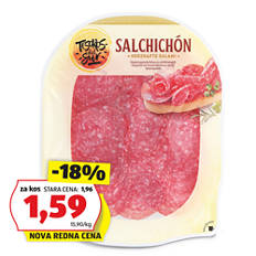 Narezek španskih salam, salchichon