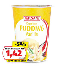 Puding, vanilja