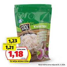 Kisla repa v vrečki