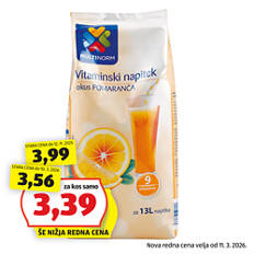 Vitaminski napitek, pomaranča