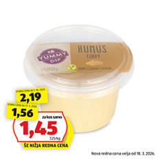 Premium humus, curry
