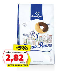 Piškoti s smetano in 
kakavom