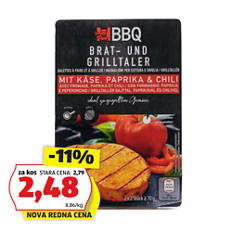 Pripravek sira za žar, paprika/čili