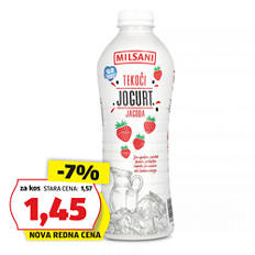 Tekoči sadni jogurt