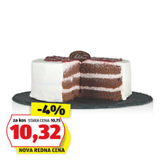 Sveža sadna torta, malina