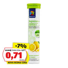 Magnezijeve šumeče tablete, limona