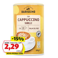 Cappuccino, vanilja