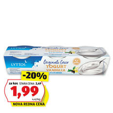 Sadni grški jogurt, vanilja