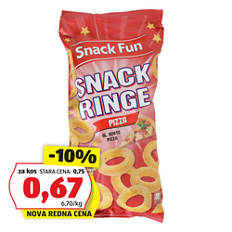 Koruzni prigrizek, pica