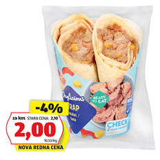 Polnjene tortilje, tuna