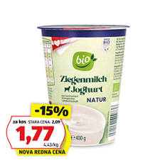 Bio jogurt, kozji