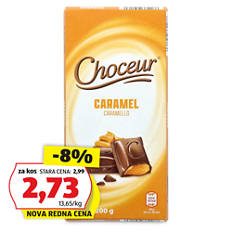 Polnjena čokolada, karamela