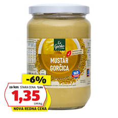 Gorčica v kozarcu