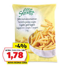 Rumeni stročji fižol