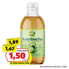 Bio kombuča, limeta