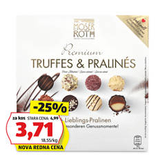 Pralineji, brez alkohola