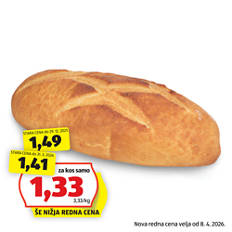 Bela rustikalna štruca