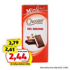 Mini čokoladice, marcipan