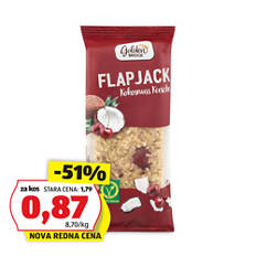 Ovsena ploščica Flapjack, kokos-češnja