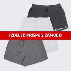 Ženske kratke hlače iz mešanice lanu in viskoze
