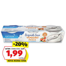 Sadni grški jogurt, breskev
