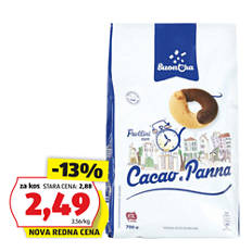 Piškoti s smetano in 
kakavom