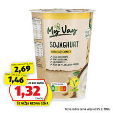 Sojin jogurt, vanilja