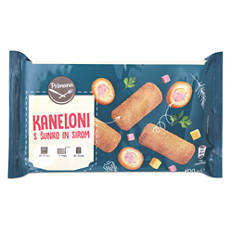 Kaneloni, s šunko in sirom