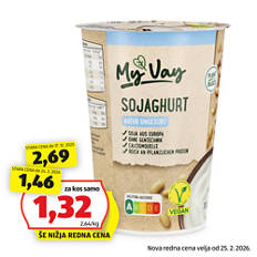 Sojin jogurt, nesladkan