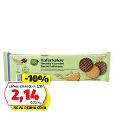 Bio ovseni keksi, z mlečno čokolado